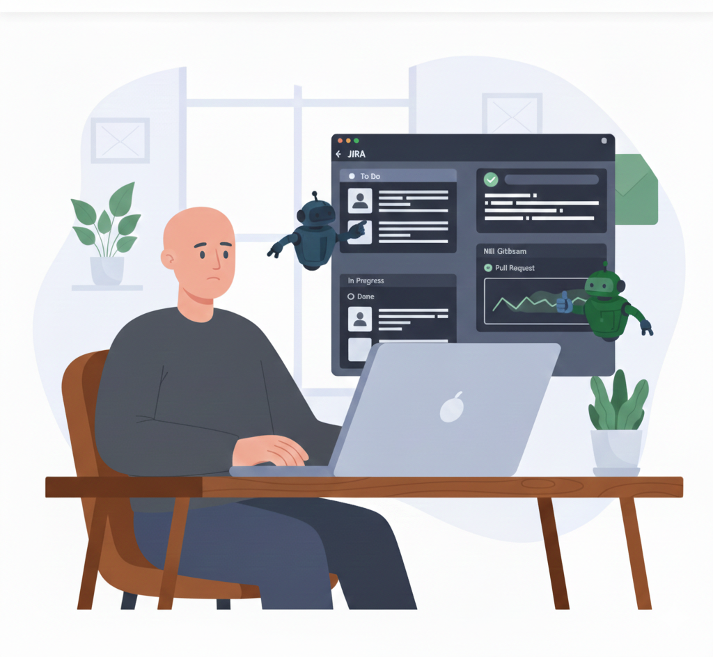 Developer at work